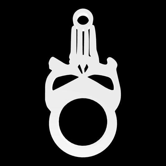 3D Printed Keychain Spinner Punshier