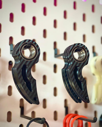 3D Printed Keychain Spinner V3 CARBON FIBER - GETSPINNER - GETSPINNER - 