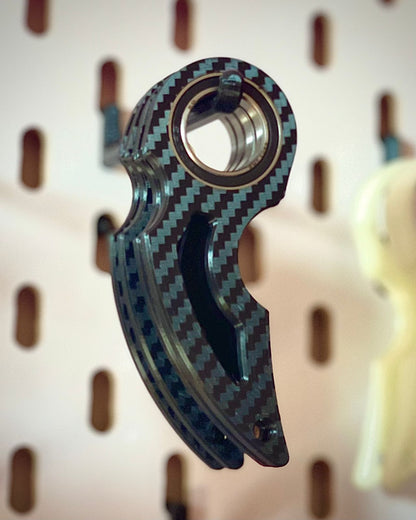 3D Printed Keychain Spinner V3 CARBON FIBER - GETSPINNER - GETSPINNER - 